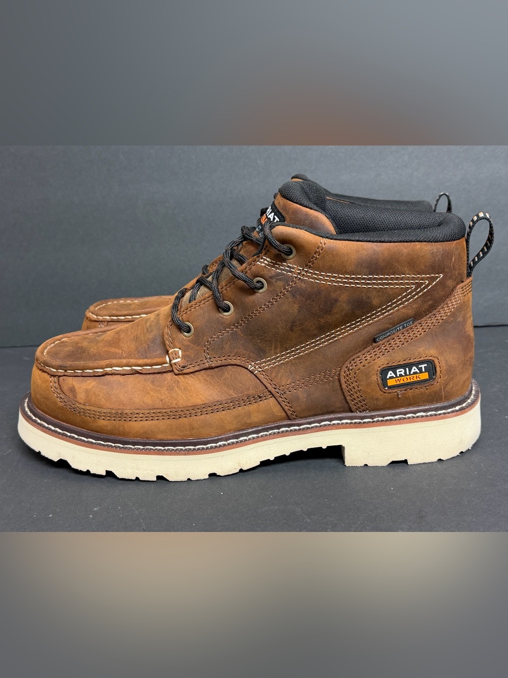 Ariat MEN'S Rebar Lift Chukka Composite Toe Work Boots Size 11D